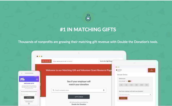 Best way to collect donations online: Double the Donation