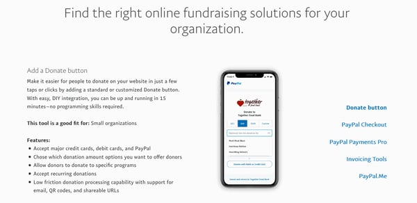 PayPal Webpage